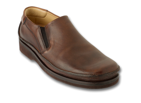 Clatstop Brown Smooth Leather Mens Loafer